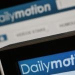 Dailymotion website pages opened in an internet browser are seen in this photo illustration taken in Paris