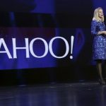 File photo of Yahoo CEO Marissa Mayer delivering her keynote address at the annual Consumer Electronics Show (CES) in Las Vegas