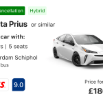 Hybrid Rental Car Listing