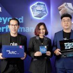 Intel Thailand Executive with the latest 13 Gen Intel Core Processors and Intel arc Discrete GPU