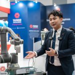 (12) Mr. Adam Tseng with Techman Robot’s Product